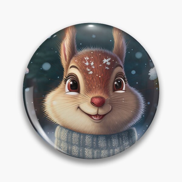 Item preview, Cute Christmas squirrel designed and sold by art8085.