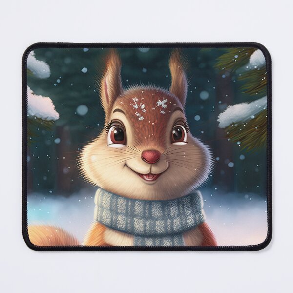 Item preview, Cute Christmas squirrel designed and sold by art8085.