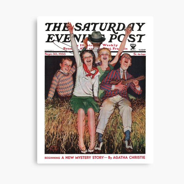 Saturday Evening Post Canvas Prints for Sale