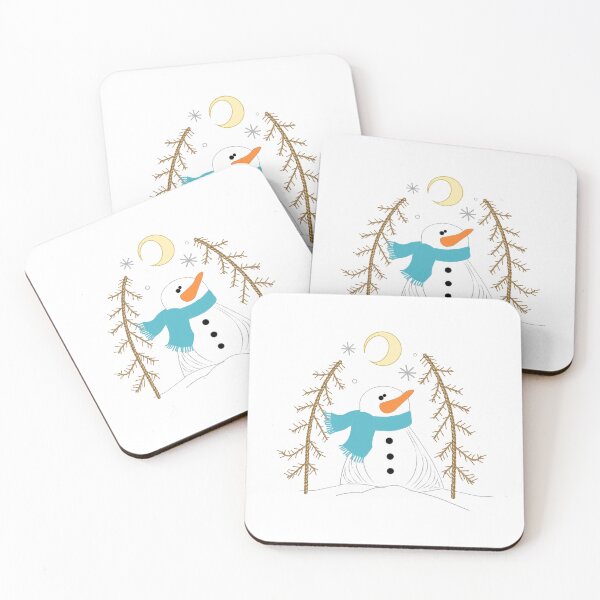 Item preview, snowman illustration designed and sold by Hnd-Design.
