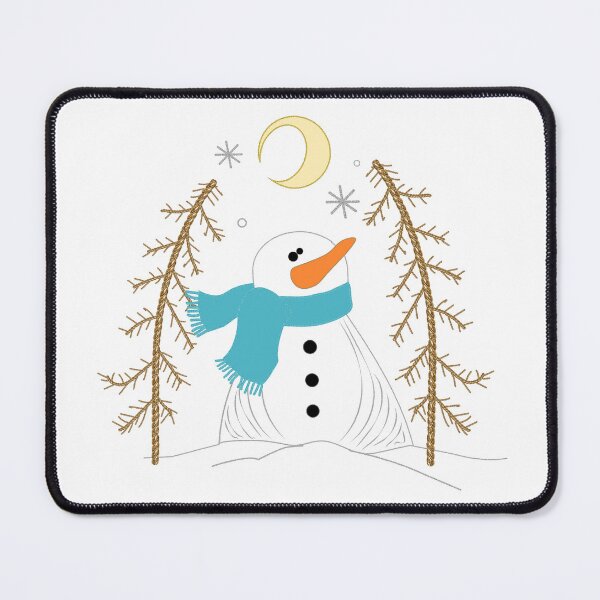 Item preview, snowman illustration designed and sold by Hnd-Design.