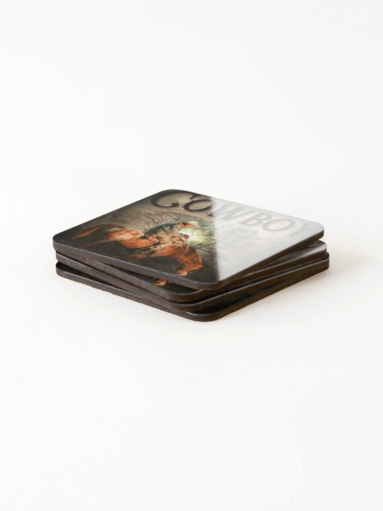 Thumbnail 4 of 5, Coasters (Set of 4), The Rancher designed and sold by Jeremy Martin.