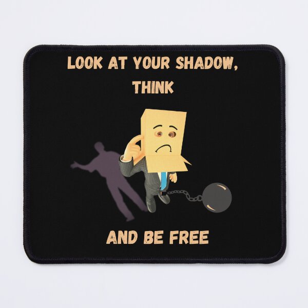 Item preview, Look at your shadow, think and be free. Classic t-shirt.  designed and sold by ConradoBullhead.