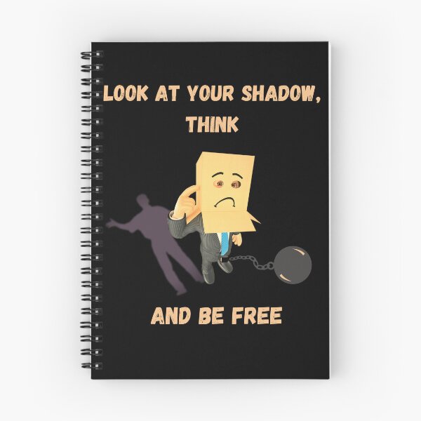 Item preview, Look at your shadow, think and be free. Classic t-shirt.  designed and sold by ConradoBullhead.