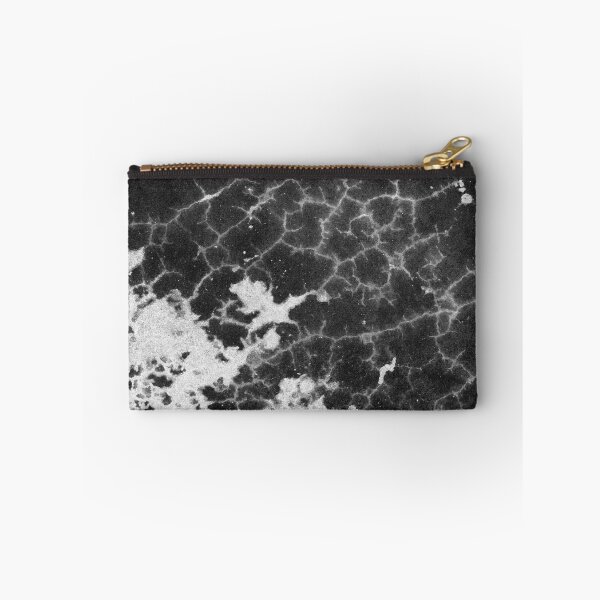 Item preview, Black and White Natural Distressed Veined Marble Art designed and sold by qawistz.