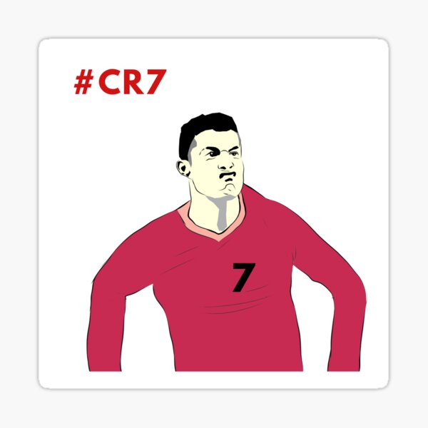 Cristiano Ronaldo Sticker For Sale By Miuranga Redbubble 6318