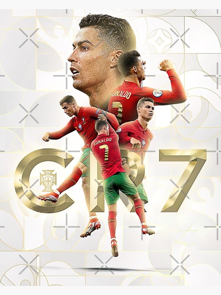 Fotodruck for Sale mit Christiano Ronaldo Portugal Trikot 2023