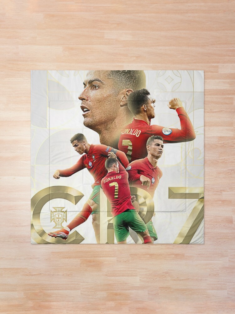 TwinsDesignsGifts New Kids Portugal Ronaldo Home Premium Soccer Uniform 2022