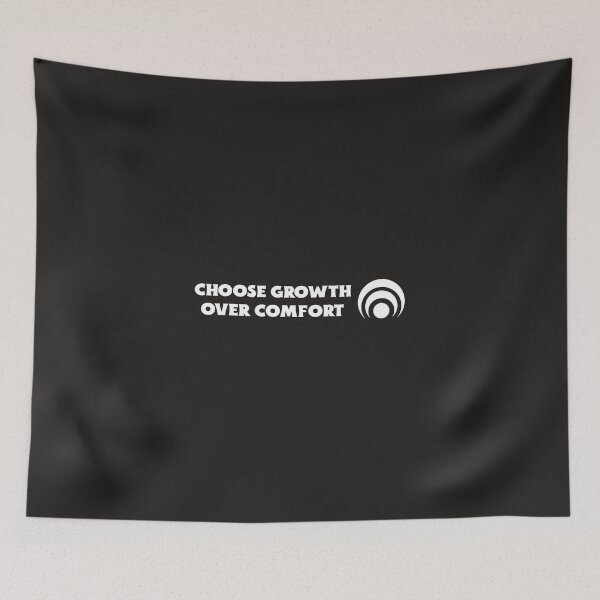 Item preview, Choose growth Over Comfort designed and sold by Salimah Haji.