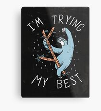 Sloth Shirt Metal Print
