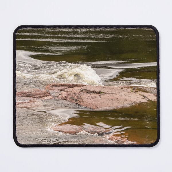Item preview, Textural Juxtaposition - Sleek Current and Rough Rocks designed and sold by Georgia Mizuleva.