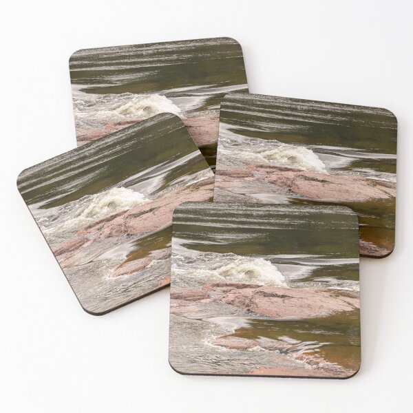 Item preview, Textural Juxtaposition - Sleek Current and Rough Rocks designed and sold by Georgia Mizuleva.