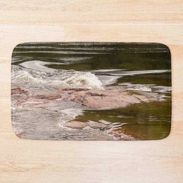 Item preview, Textural Juxtaposition - Sleek Current and Rough Rocks designed and sold by Georgia Mizuleva.