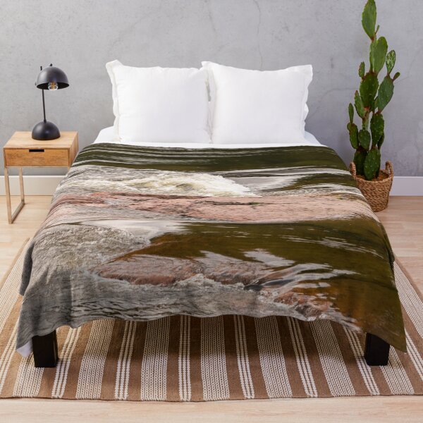Item preview, Textural Juxtaposition - Sleek Current and Rough Rocks designed and sold by Georgia Mizuleva.
