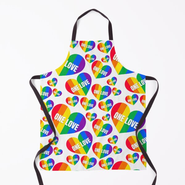 Item preview, One love in a rainbow heart designed and sold by PausePapote.