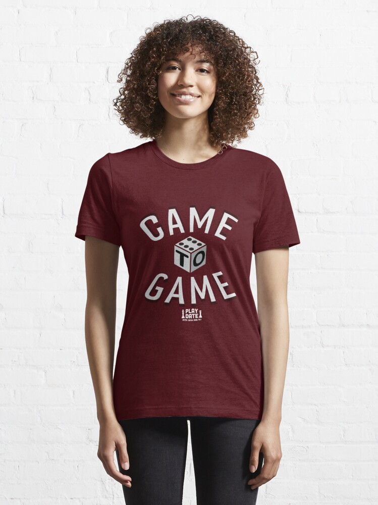 Essential T-Shirt, Play Date Podcast - Came to Game designed and sold by SymmagryDesigns