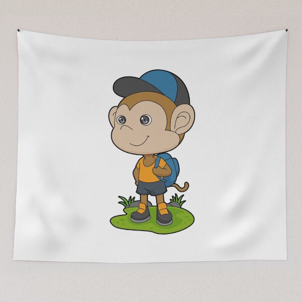 Item preview, Monkey Backpack Cap designed and sold by Snabdesign84.