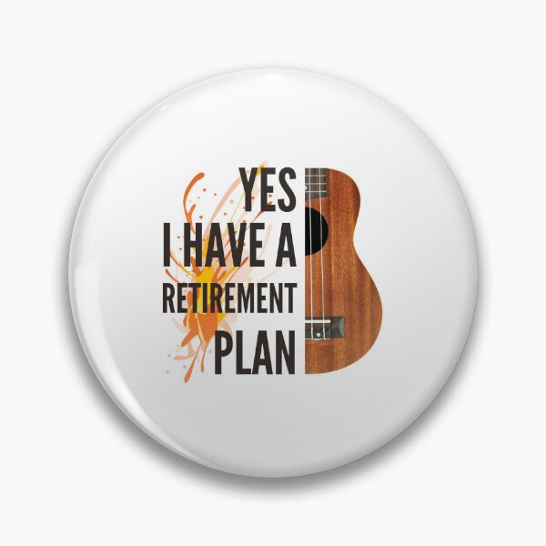 Item preview, ukulele player Retirement Humor designed and sold by SwifTech.