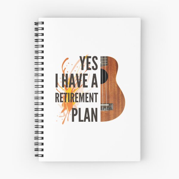 Item preview, ukulele player Retirement Humor designed and sold by SwifTech.
