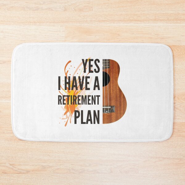 Item preview, ukulele player Retirement Humor designed and sold by SwifTech.