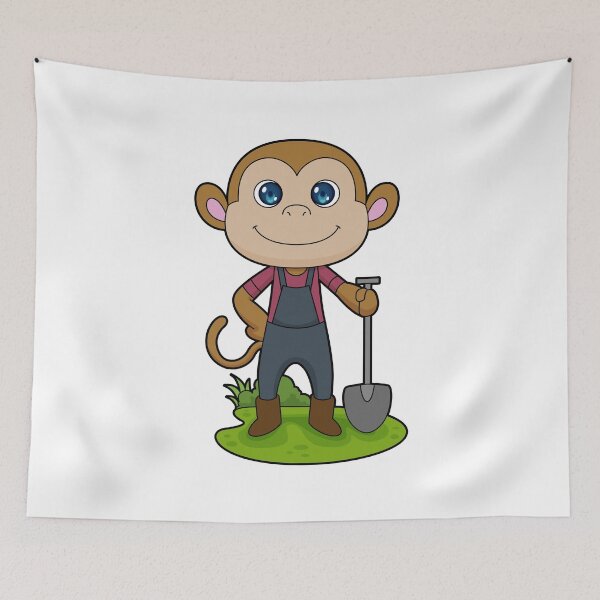 Item preview, Monkey Farmer Shovel designed and sold by Snabdesign84.