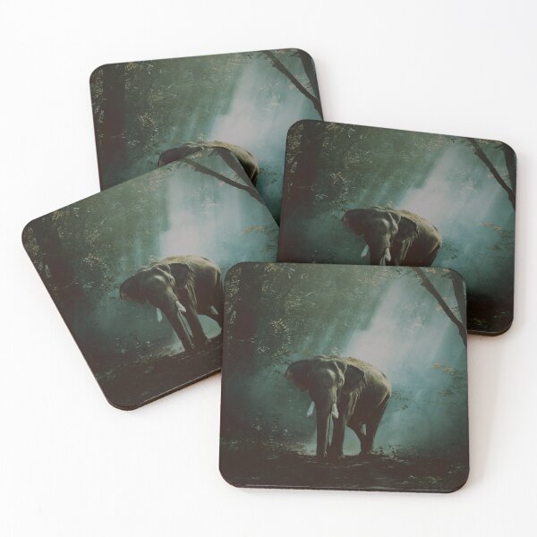 Item preview, Modern minimalist elephant in wildlife designed and sold by Vaultora.