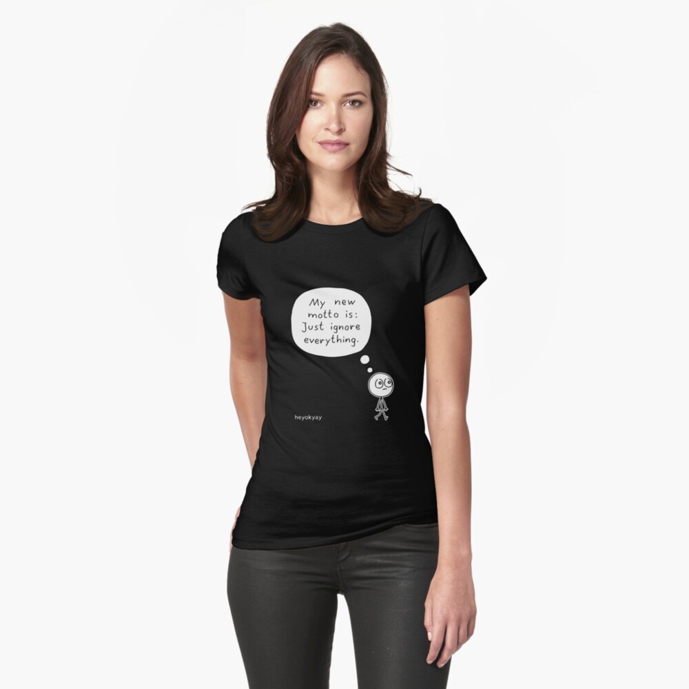 Item preview, Fitted T-Shirt designed and sold by heyokyay.