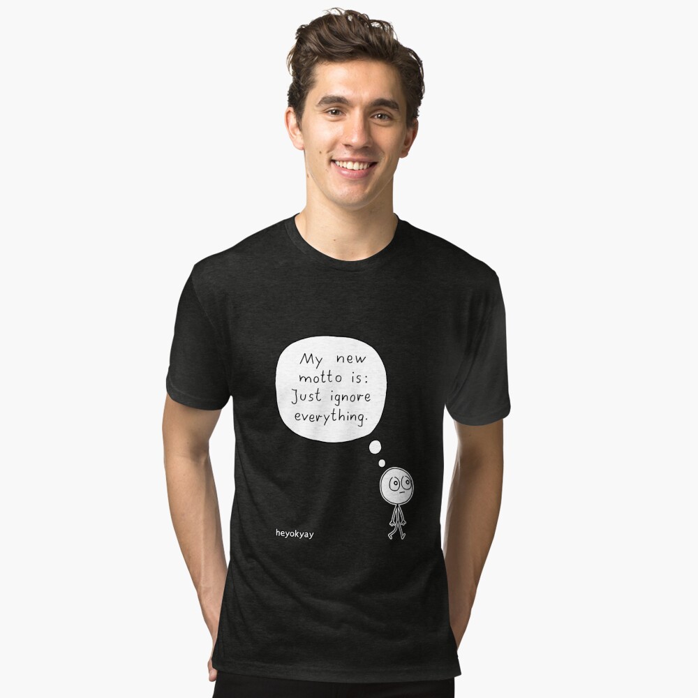 Item preview, Tri-blend T-Shirt designed and sold by heyokyay.