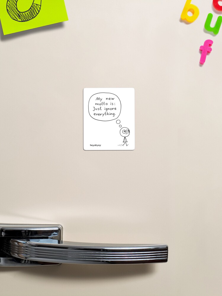 Thumbnail 1 of 3, Magnet, New Motto designed and sold by heyokyay.