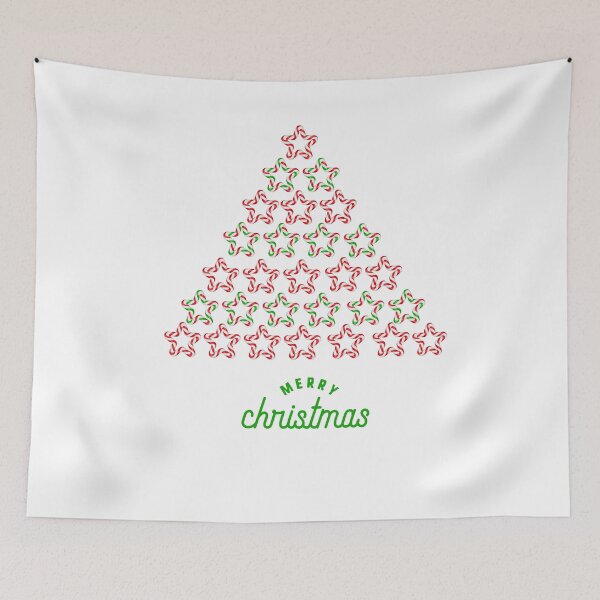 Item preview, Christmas tree made of candy stars. Red and green Christmas candies. Merry Christmas. designed and sold by Vantrip.