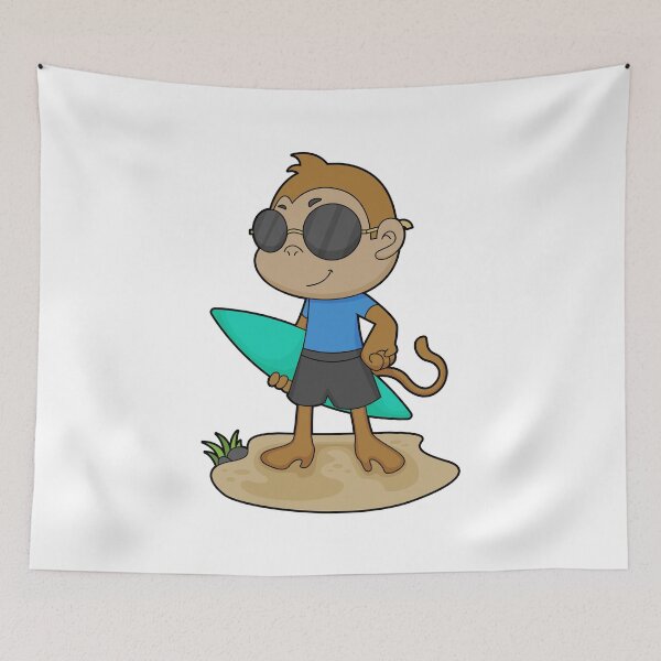 Item preview, Monkey Surfer Surfboard designed and sold by Snabdesign84.