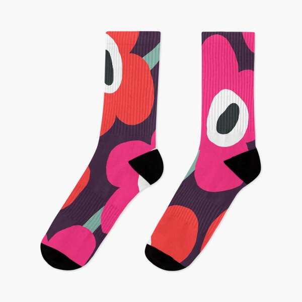 Item preview, Nordic Garden in Red and Cherry Pink designed and sold by Deutschic.