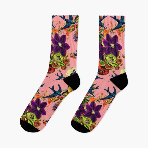 Item preview, Vintage Swallow Floral Pink designed and sold by Snexus.