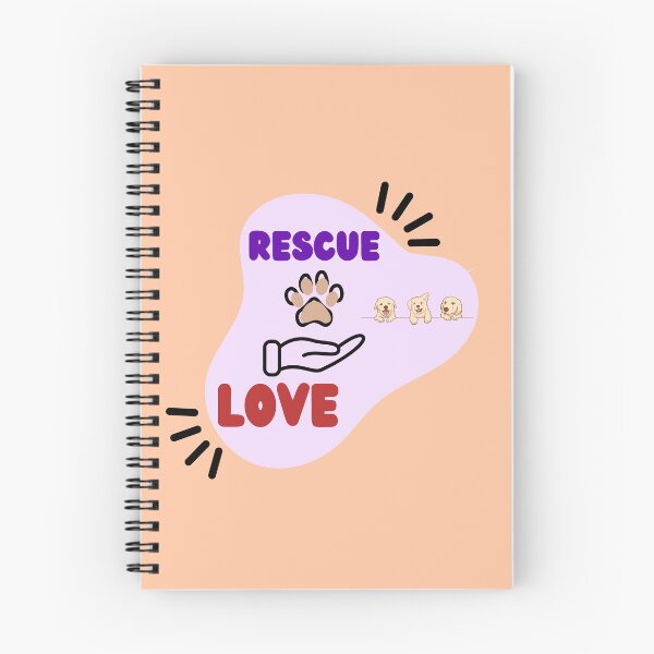 Aperçu de l'œuvre Rescue Love Design Chiens de sauvetage créée et vendue par FuzzDC.