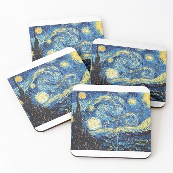 Item preview, Vincent Van Gogh's The Starry Night (1889). Famous painting designed and sold by hottest-tees.
