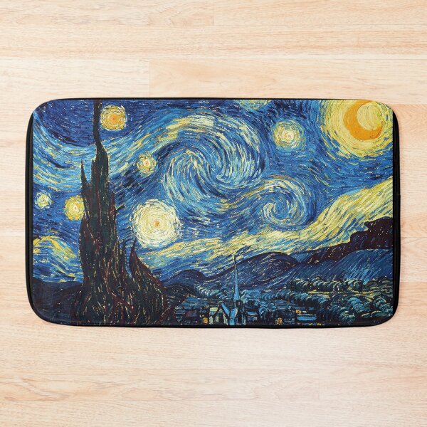 Item preview, Vincent Van Gogh's The Starry Night (1889). Famous painting designed and sold by hottest-tees.