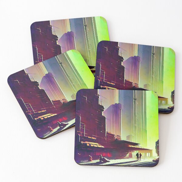 Item preview, retrofuturistic city designed and sold by 7infernus.