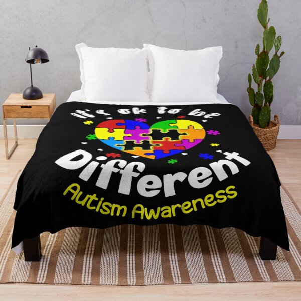 Item preview, It's Ok To Be Different Autism Awareness designed and sold by Helbon-art.