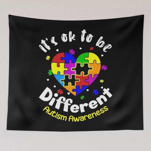 Item preview, It's Ok To Be Different Autism Awareness designed and sold by Helbon-art.