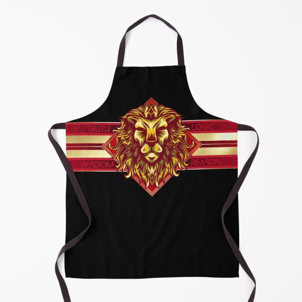 Item preview, Truth Logic Wisdom Reason Red GoldKing Lion designed and sold by Yiorgos Designs.