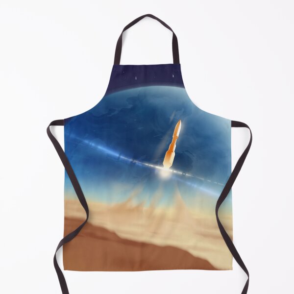 Item preview, Mars Mission spaceship galaxy planet earth fantasy designed and sold by Arctic frame studio.