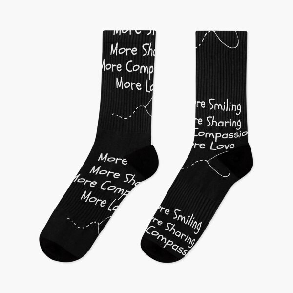 Item preview, More Smiling, Sharing, Compassion, More Love Simple Text Design designed and sold by EarthArtDesigns.