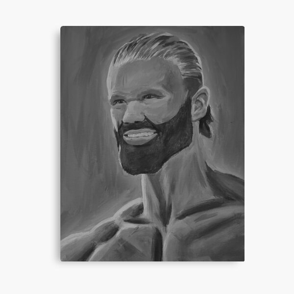 Giga Chad Meme , Fun Canvas Posters and Prints Canvases Painting