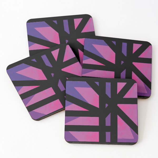 Item preview, View of Abstract Christmas flower in Cyber grape designed and sold by BlackArtichoke.