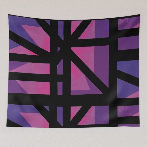 Item preview, View of Abstract Christmas flower in Cyber grape designed and sold by BlackArtichoke.