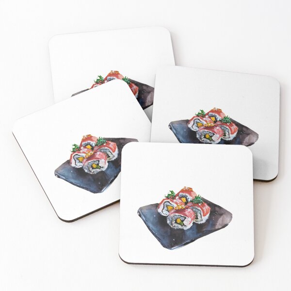 Item preview, Sushi de acuarela designed and sold by elviraaM.