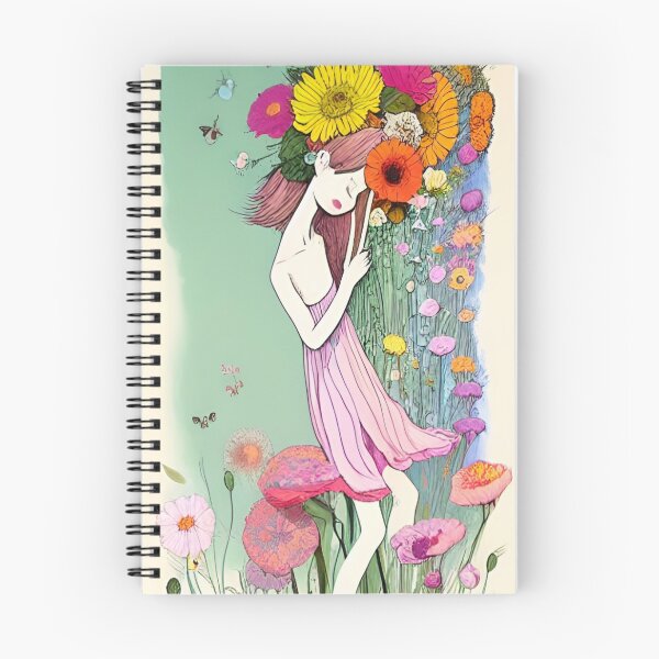Item preview, niña en las flores designed and sold by Generationalpic.