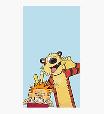 Calvin and Hobbes shirt Photographic Print