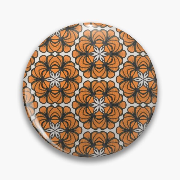 Item preview, Orange Floral Bunches designed and sold by debutpagesart.