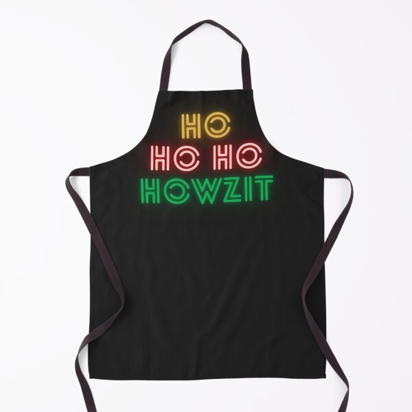 Item preview, Ho Ho Ho Howzit Funny South African Christmas Neon Light Effect designed and sold by KiffDesigns.